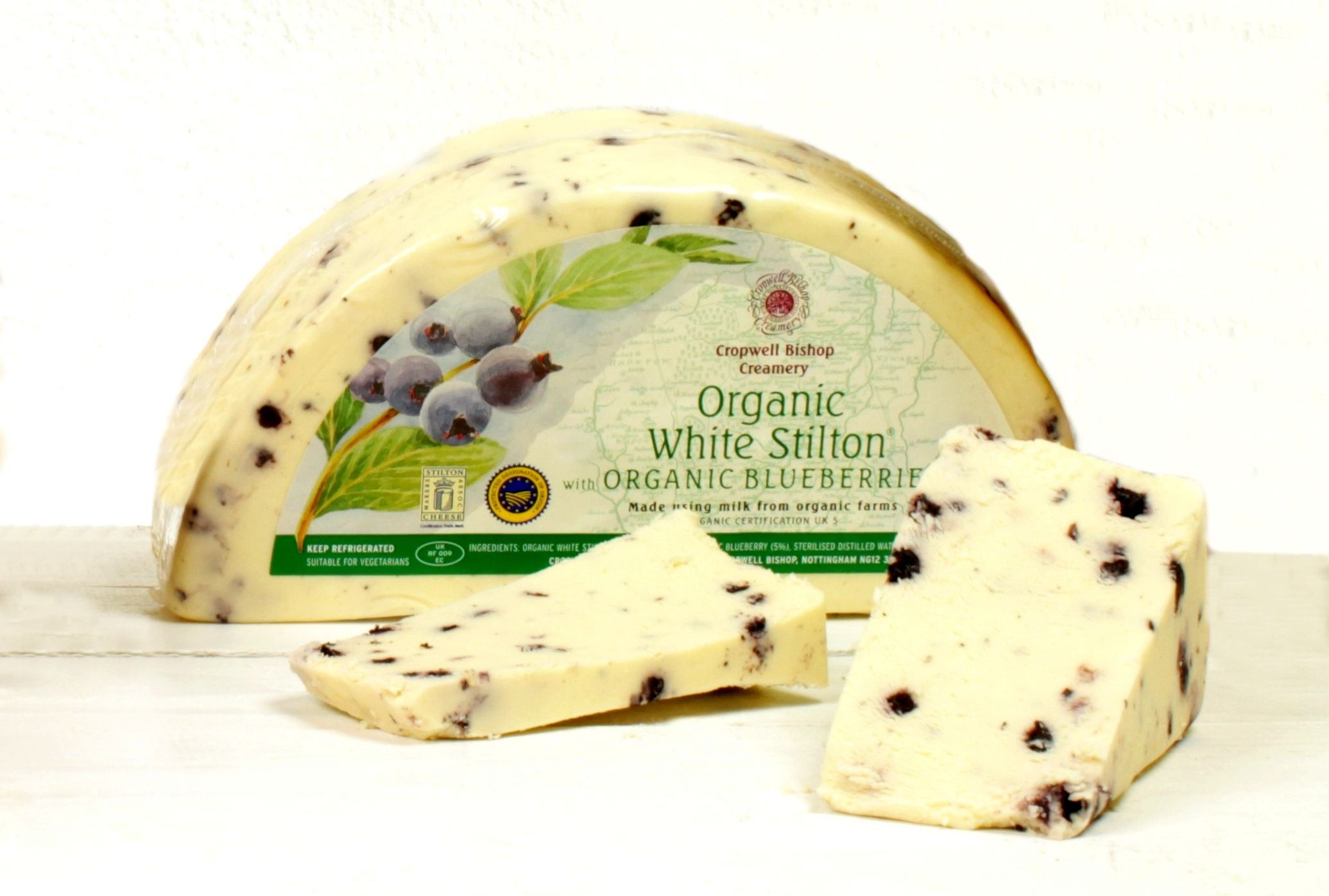 White Stilton Blaubeere