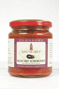 Tomatensugo Aubergine
