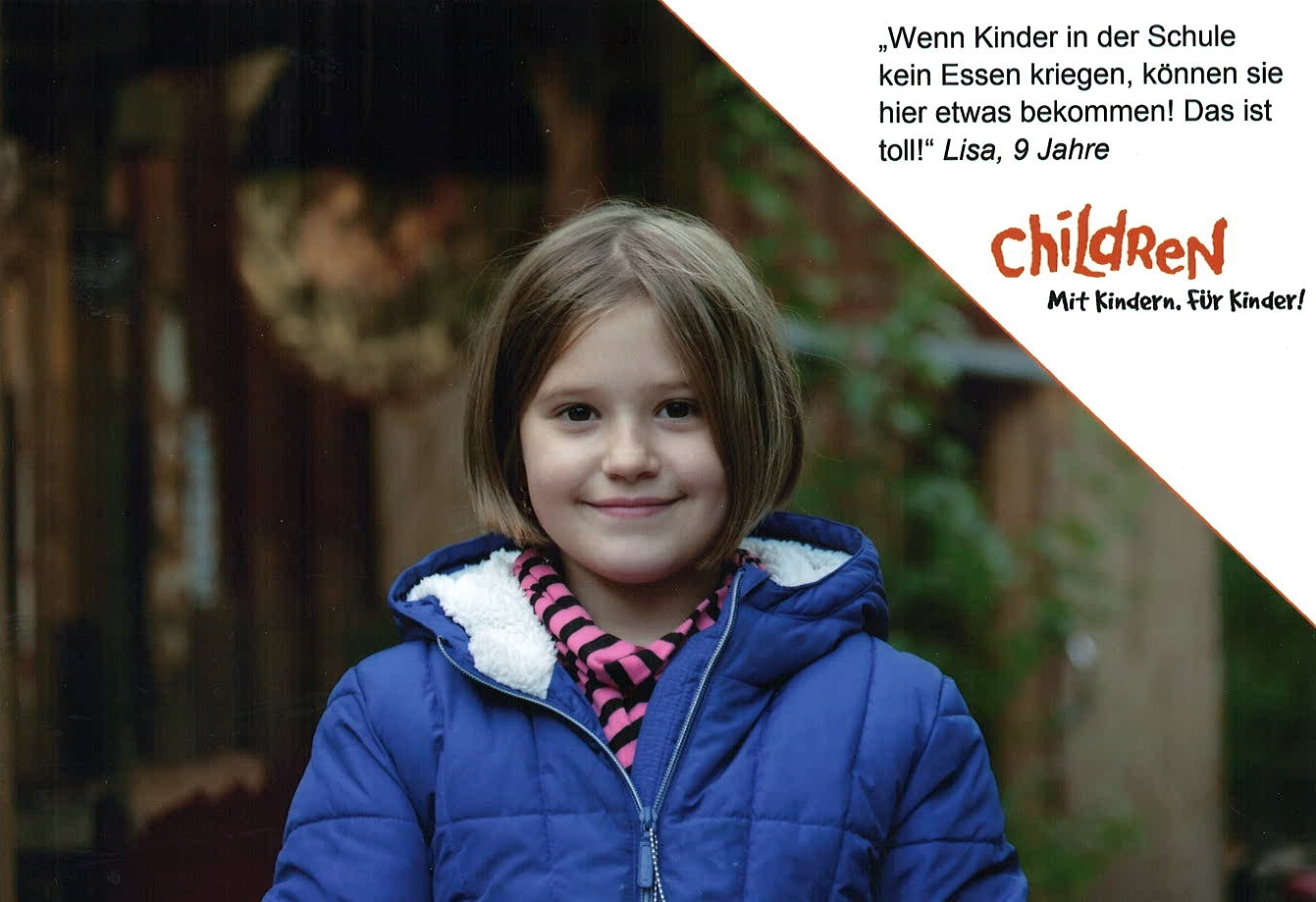 Eine warme Mahlzeit für Kinder